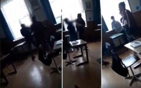 Elev bătut şi umilit de un coleg de clasă, într-o școală din Sălaj. „Ia, nu vrei să vorbești? Nu vrei, că tu nu știi!” (Video)