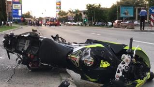 Un motociclist a murit, la Zalău, după ce a lovit trotuarul (Video)