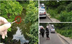 Mașina unui vitezoman de 80 de ani, în care se afla și un copil, a ajuns pe fundul apei, în Vâlcea (Video)