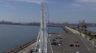 Roata panoramică de la malul mării este aproape gata. Ultima etapă a lucrărilor (Video)