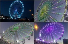 Roata uriaşă de la Constanţa a fost inaugurată. Cât costă biletul (Video)