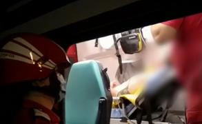 Un bărbat din Tulcea a fost salvat de pompieri după ce locuința i-a luat foc