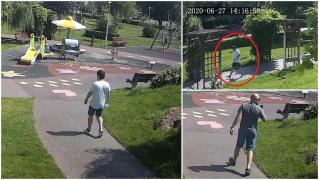 Teroare într-un parc din Galați, un tânăr a tăbărât pe o femeie, apoi a agresat o fată de 16 ani (Video)