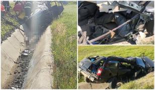 Martori îngroziți la accidentul cu trei morți din Cluj. Mama șoferului vinovat, aruncată prin podea: "Volanul s-a desprins" (video)