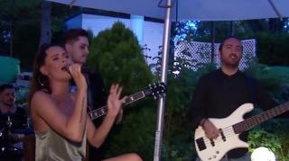 Raluka, primul spectacol din ultimele luni. Dani Oțil i-a fost alături