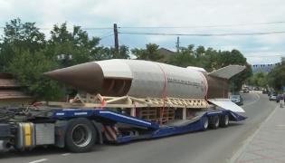 Racheta V2, folosită de nemţi în al Doilea Război Mondial, replică în mărime naturală