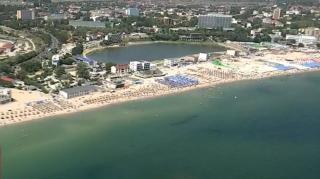 Stațiunile de pe litoral sunt pline de turiști, în plină pandemie. Imagini filmate din elicopter (Video)