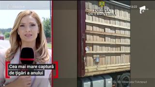 Transportul ilegal de ţigări în vama Bechet