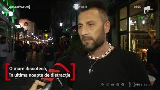 Ultima noapte de distracţie, după ora 23, în Capitală! De astăzi, în Centrul Vechi se va da stingerea cu o oră înainte de miezul nopții