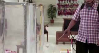 Capsule de plastic la o grădiniță din Indonezia