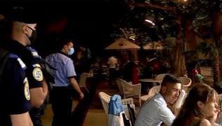 Petrecăreți alungați de la terasă cu jandarmii, în prima seară cu noile restricții