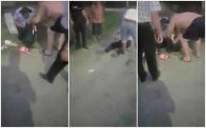 Poliţişti tăiaţi cu coasa la Văcăreşti. Localnicii, furioşi: "Împuşcă-l, frate!" "Să-mi dea mie pistolul că îi împuşc eu" (Video)