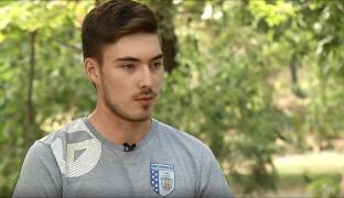 Alexandru Botezatu, unul dintre cei mai apreciaţi tineri portari de handbal