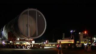 Centura Capitalei, blocată de un transport agabaritic de peste 350 de tone