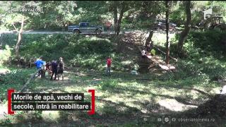 Morile de apă, vechi de secole, intră în reabilitare