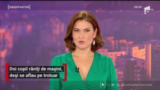 Doi copii răniți de mașini, deși se aflau pe trotuar