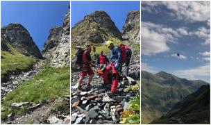 Un cadru militar plecat la alpinism pe Creasta Făgărașului a căzut și a murit. Salvamontiștii au fost blocați în trafic pe Transfăgărășan