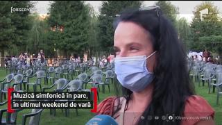 Muzică simfonică într-un parc din Cluj, în ultimul weekend de vară
