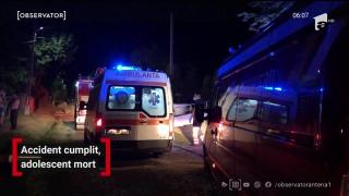 Accident cumplit, adolescent mort în Botoșani