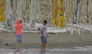 Cod galben de vreme urâtă pe litoral. Temperaturile au scăzut şi cu zece grade