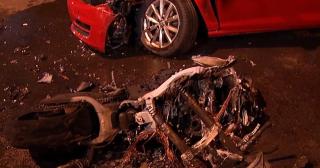 Motociclist de 27 de ani, rănit grav după manevra greşită în trafic a unei tinere, în Bucureşti