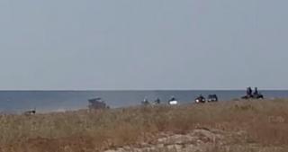 Plajele sălbatice de la Vadu și Corbu, invadate de turiști cu ATV-uri