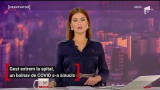Gest extrem la un spital din Iași, un bolnav de COVID s-a sinucis