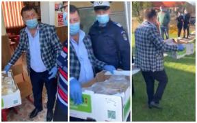 Bărbat dat afară cu covrigi cu tot, dintr-o secție de votare din Gorj: ”Domnul jandarm, vă faceți treaba sau nu?”