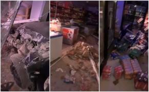 Un şofer de 19 ani a distrus un magazin alimentar cu maşina, în Maramureş. Tânărul era şi băut | Video