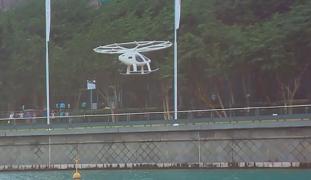 Taxiul zburător, creat pentru a transporta pasagerii în mediul urban, în Franța