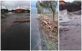 Localități măturate de viitură, la Constanța, după o ploaie torențială de câteva zeci de minute [Video]