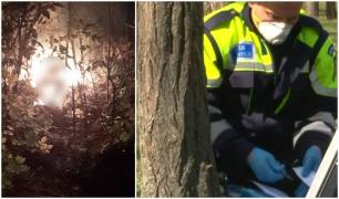 Corpul unei tinere, descoperit arzând pe câmp, în Giurgiu. VIDEO