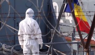 Fregata "Regina Maria" s-a întors de urgență dintr-o misiune NATO. Aproape jumătate dintre marinari au COVID-19