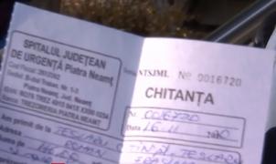 Rudele bolnavilor arşi în secţia ATI a Spitalului Piatra Neamţ, puse să plătească taxe de spital