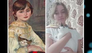 Fotografii cu liceeni după mari tablouri ale lumii, într-un exerciţiu de imaginaţie şi educaţie care a devenit viral