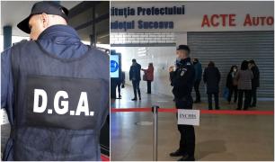 Şeful de la Permise Suceava, ofiţeri, agenţi şi instructori auto, reţinuţi 24 de ore, în dosarul permiselor pe bani