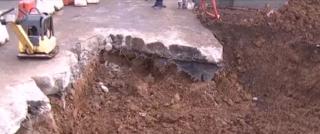 Un crater uriaș a apărut în centrul Bucureștiului: "Nu dăm niciun detaliu. Nu dăm niciun detaliu!"