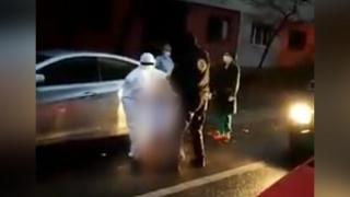 Imagini înfiorătoare pe o stradă din Drobeta Turnu-Severin, după ce un pacient cu Covid a fugit din spital