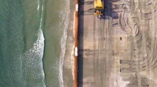 Cea mai scumpă staţiune de pe litoral, Mamaia, va fi mai înaltă cu un metru de nisip