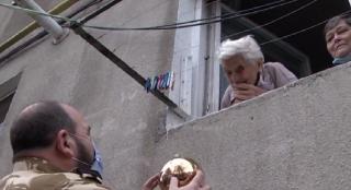 Momente emoționante pentru Elena Țega, o veterană de război de 100 de ani din Sibiu