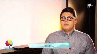 Tehnologia care îl va ajuta pe Alex Pîrvu să se ghideze în viaţă. Andrada Precup a venit în platou pentru a-i face o surpriză