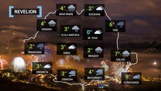 Vremea de Revelion: atmosferă caldă şi la propriu, şi la figurat
