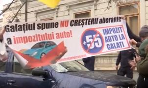 Scandal în stradă, după majorarea taxelor şi impozitelor. Gălăţenii s-au trezit că au de plătit mai mult cu 55% pentru maşină