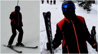 Klaus Iohannis, filmat pe schiuri la Păltiniş: "E foarte bine. Vă invit să veniţi"