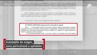 Multe spitale româneşti nu au contracte de mentenanţă pentru instalaţiile vitale pacienţilor. Soluţia, o ordonanţă care stă într-un sertar