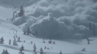 Val de avalanșe în munții din statul Utah. Imagini incredibile surprinse de un turist