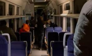 Sageata Albastră, blocată de trei ori în câmp după ce motorul a cedat din cauza frigului, între Craiova şi Bucureşti