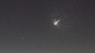 Meteorit surprins pe cer, în Marea Britanie