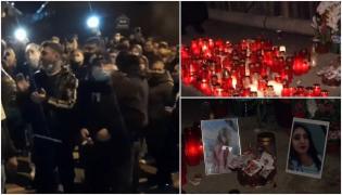 Priveghi cu scandări, rudele fetelor ucise în cartierul Andronache o vor pe şoferiţă la închisoare: "Nu vrem suspendare!"