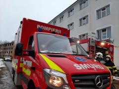 Incendiu la Spitalul de Psihiatrie din Cavnic. IPJ Maramureş anunţă că a fost deschis un dosar penal pentru distrugere